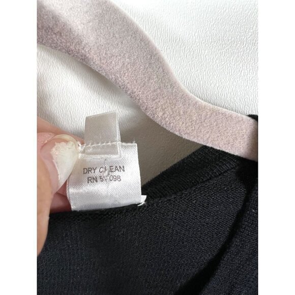 Acrobat silk black flare sleeve sweater - Picture 6 of 8